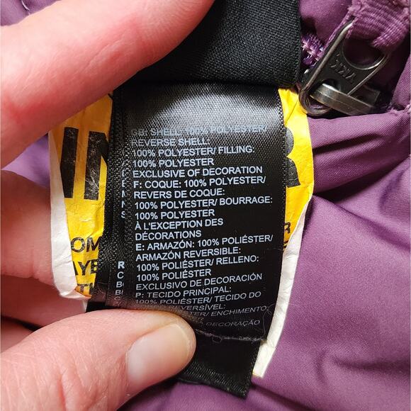 The North Face Girl's Mossbud Swirl Reversible Jacket - Picture 10 of 10